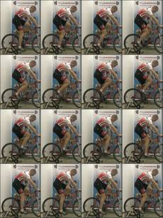 viele kleine Bilder von Rad Fahrer